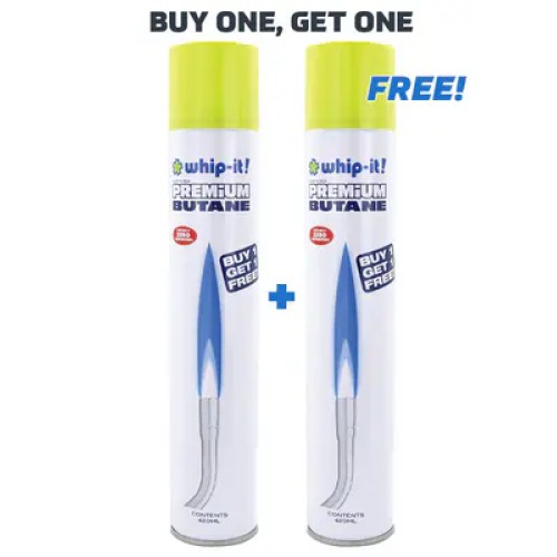 WHIP-IT PREMIUM BUTANE BUY 1 GET 1