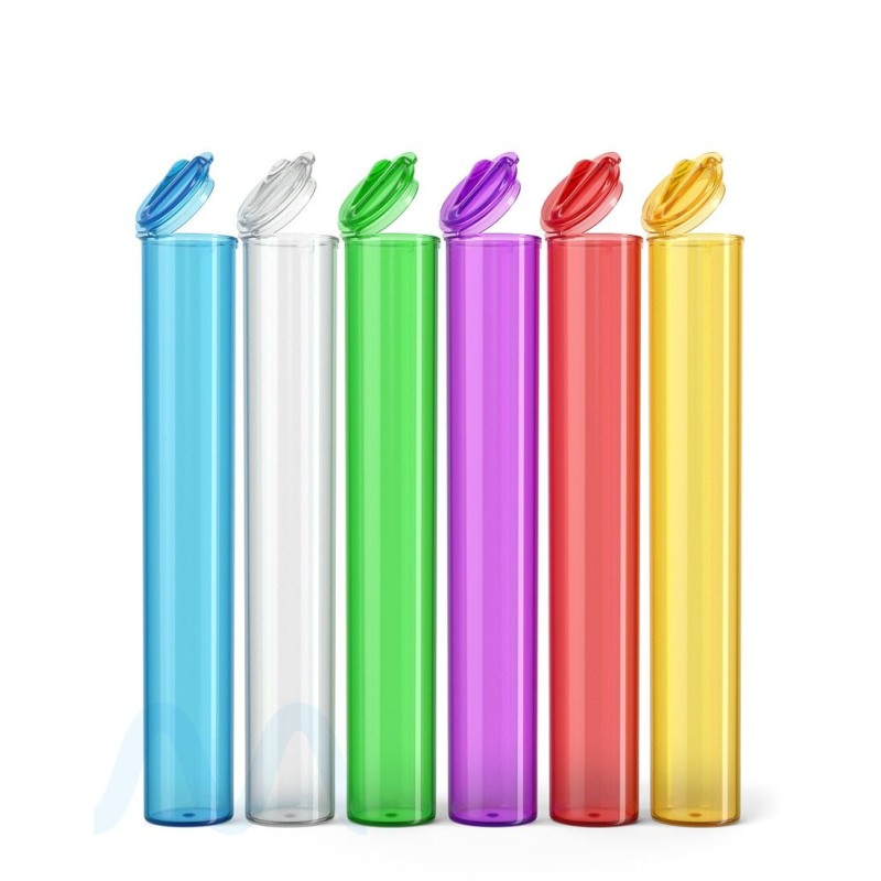 100 PLASTIC TUBES FOR PRE-ROLLS