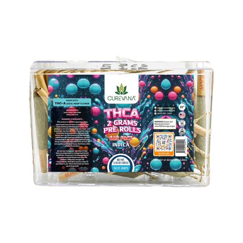 50CT PREROLL TRAY THC-A