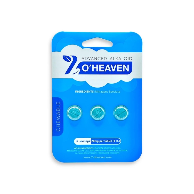 7 O HEAVEN 50MG SINGLE PACK 20CT- BLUE ORIGINAL