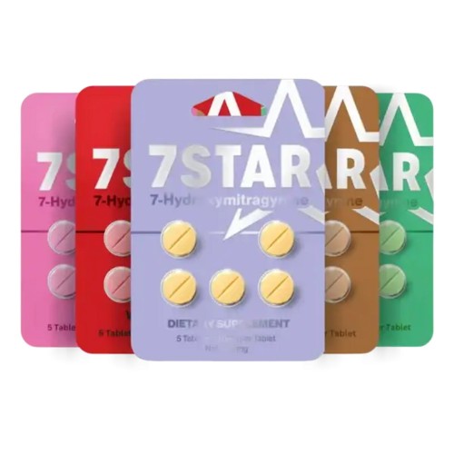 7 STAR HYDROXY TABLETS 30MG 5CT- BERRY