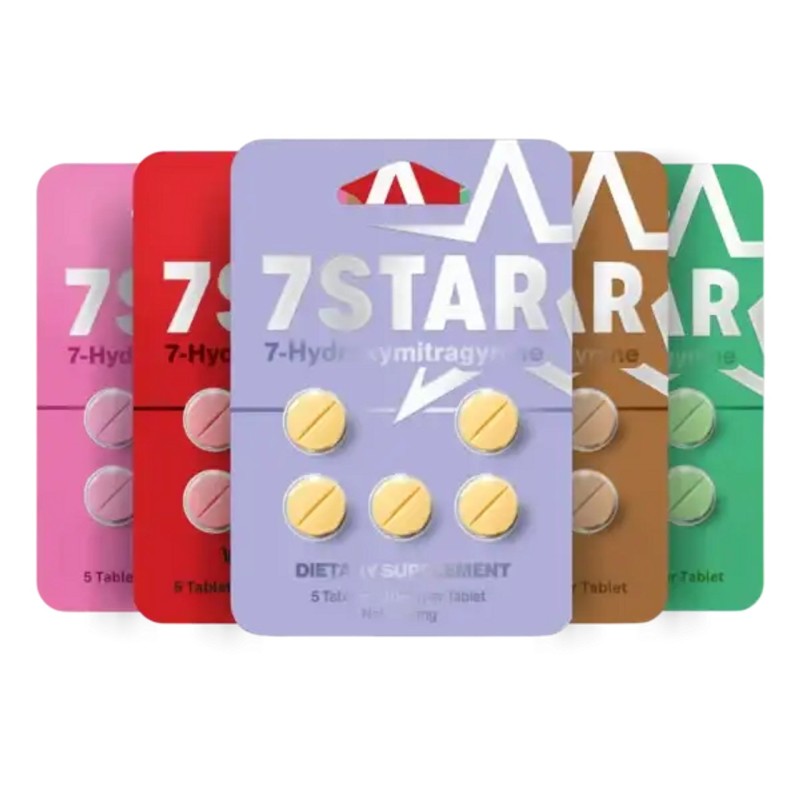 7 STAR HYDROXY TABLETS 30MG 5CT- BERRY
