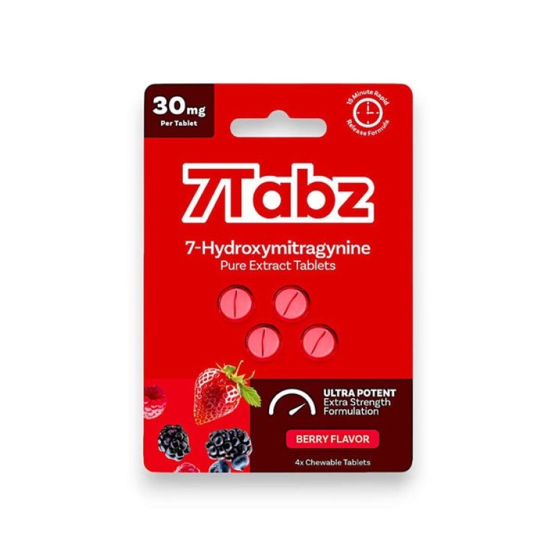 7 TABZ HYDROXY 30MG TABS RED BOX- BERRY