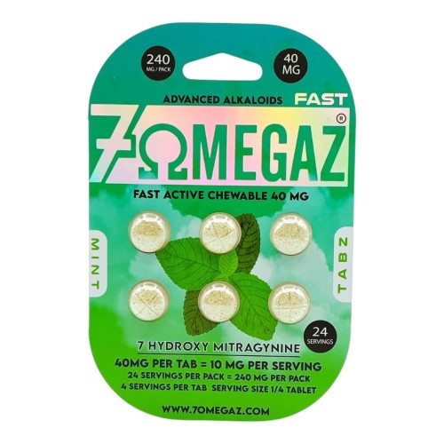 7OMEGAZ 40MG 6TABS- MINT
