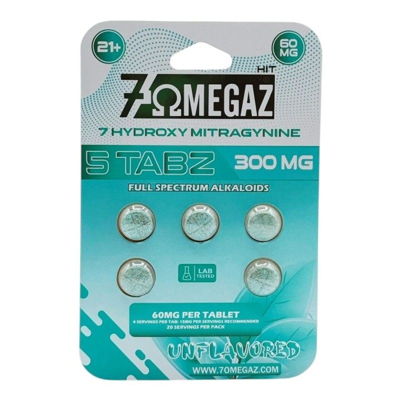 7OMEGAZ 60MG 5TABS- UNFLAVORED