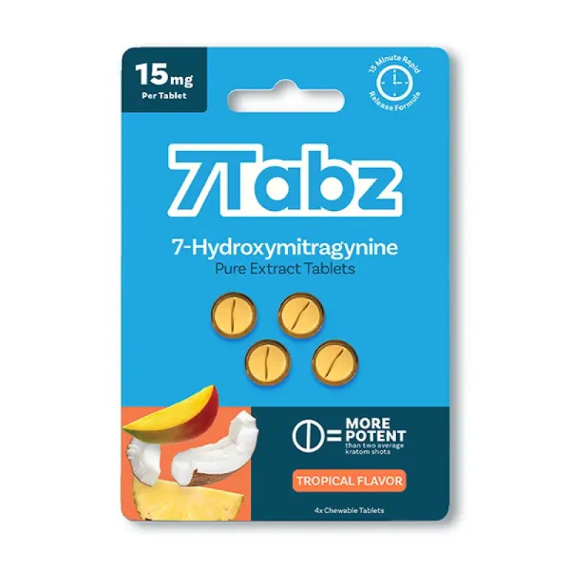 7TABZ 7 HYDROXY 15MG 4PK- TROPICAL