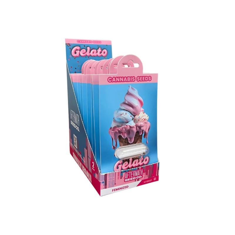 AFTERMATH SEED CO. CANNABIS SEEDS FEMINIZED 2PC/10PK- GELATO (H)