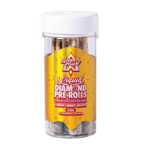 ASTRO 8 10 CT PREROLL LIQUID DIAMOND DIPPED ASSORTED FLVS