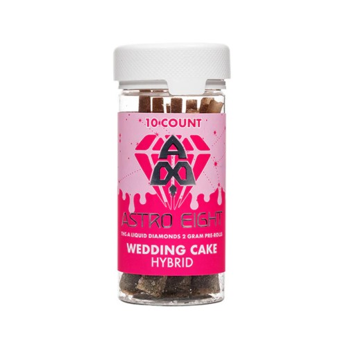 ASTRO 8 10 CT PREROLL LIQUID DIAMOND DIPPED WEDDING CAKE