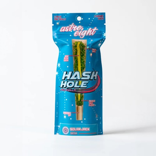 ASTRO 8 HASH HOLE 2G THCA PREROLL 10CT- SOLAR JACK (S)