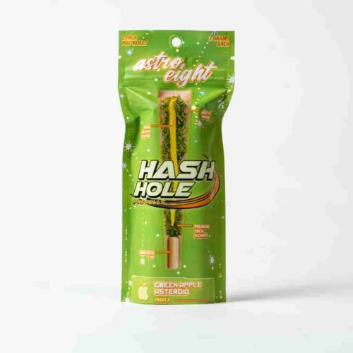 ASTRO 8 SINGLES 2G HASH HOLE- GREEN APPLE ASTEROID (I)