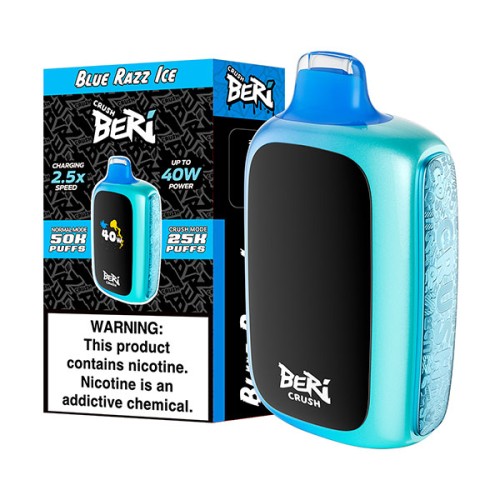 BERI CRUSH 50K VAPE- BLUE RAZZ ICE