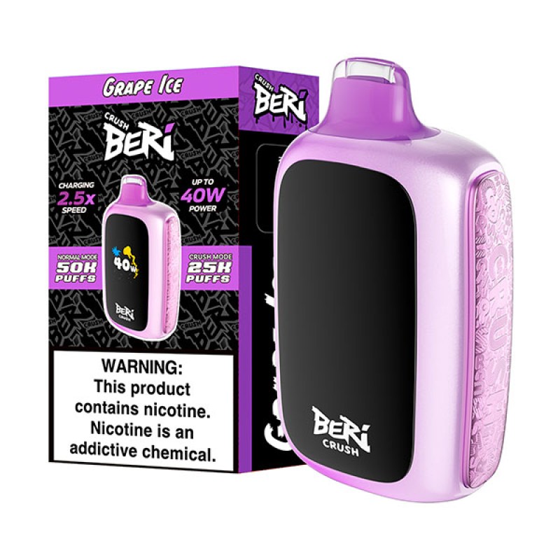BERI CRUSH 50K VAPE- GRAPE ICE