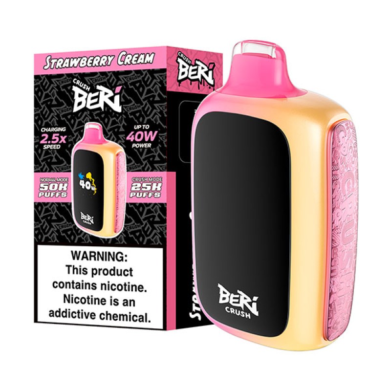 BERI CRUSH 50K VAPE- STRAWBERRY CREAM