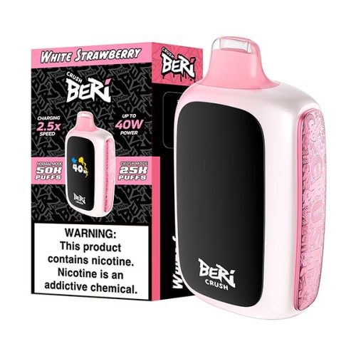 BERI CRUSH 50K VAPE- WHITE STRAWBERRY