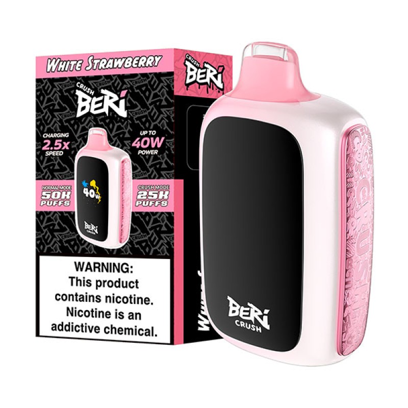 BERI CRUSH 50K VAPE- WHITE STRAWBERRY