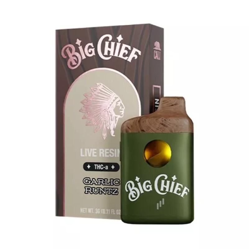 BIG CHIEF 3G THC-A DISPOSABLE - GARLIC RUNTZ (H)