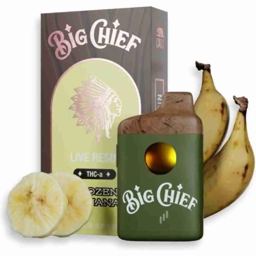 BIG CHIEF 3G THC-A DISPOSABLE -FROZEN BANANA (S)
