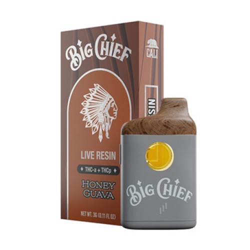 BIG CHIEF 3G THC-A & THC-P DISPOSABLE - HONEY GUAVA (S)