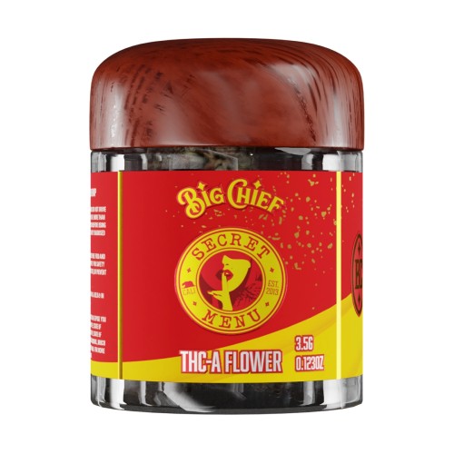 BIG CHIEF THCA 3.5G INDOOR FLOWER- SECRET MENU (H)