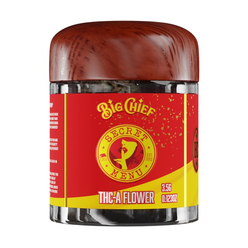 BIG CHIEF THCA 3.5G INDOOR FLOWER- SECRET MENU (H)