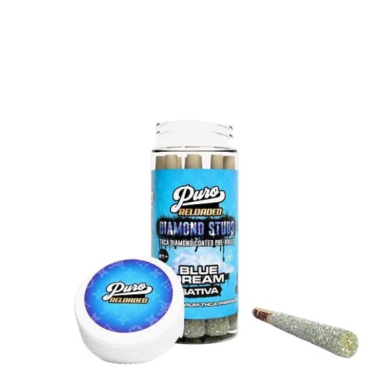 BLAZE DIAMOND DIPPED THC-A PREROLLS 10CT JAR- BLUE DREAM (H)