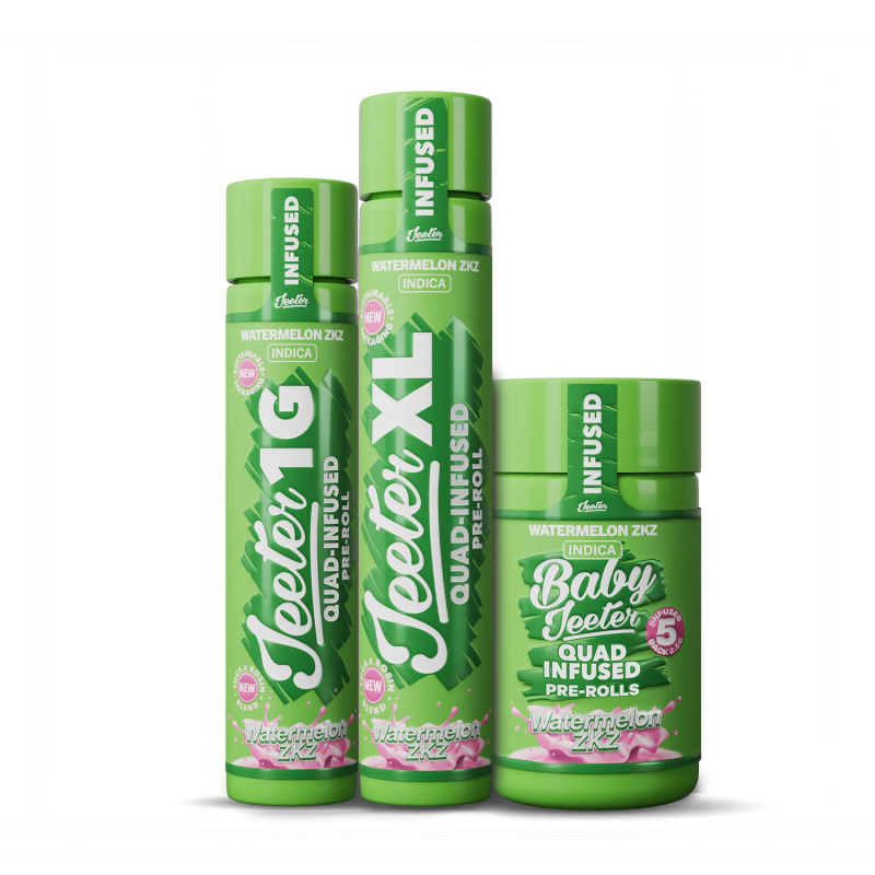 BLAZE DIAMOND DIPPED THC-A PREROLLS 10CT JAR- WATERMELON ZKITTLES (I)