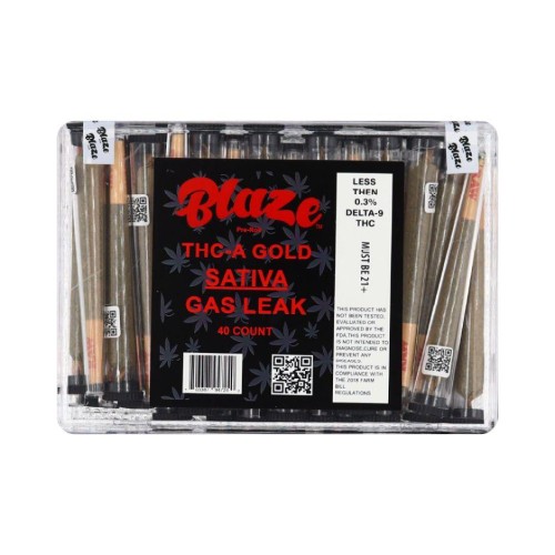BLAZE THCA BLACK GOLD PREROLL SATIVA GAS LEAK