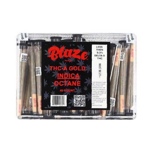 BLAZE THCA BLACK GOLD PREROLL INDICA OCTANE