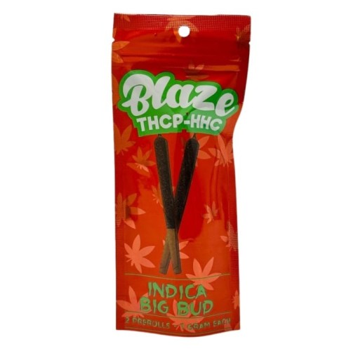 BLAZE THCP-HHC PRE ROLLS 2PK 1G- BIG BUD (I)