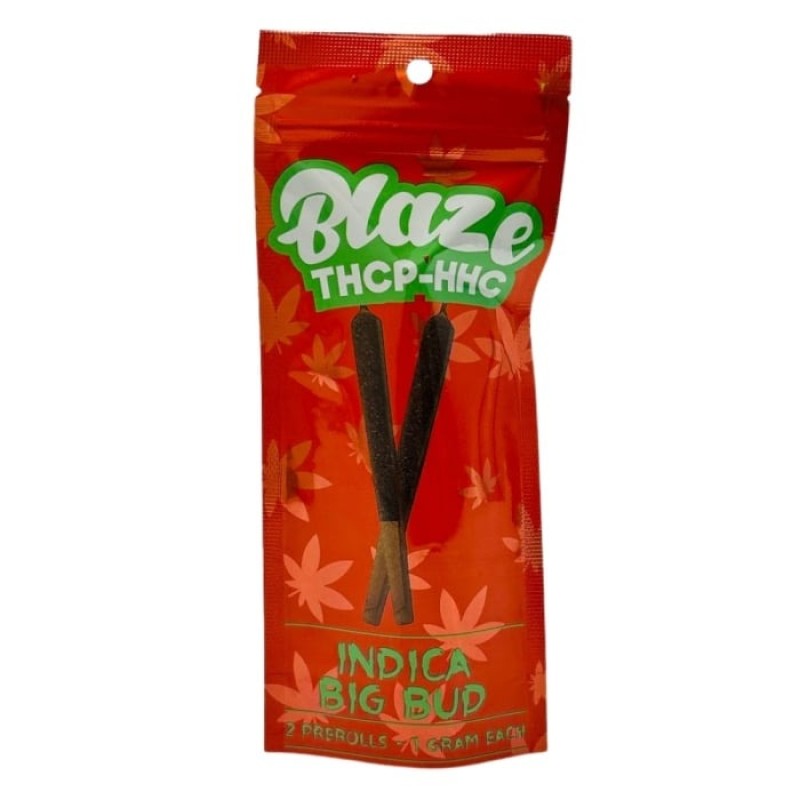 BLAZE THCP-HHC PRE ROLLS 2PK 1G- SILVER HAZE (S)
