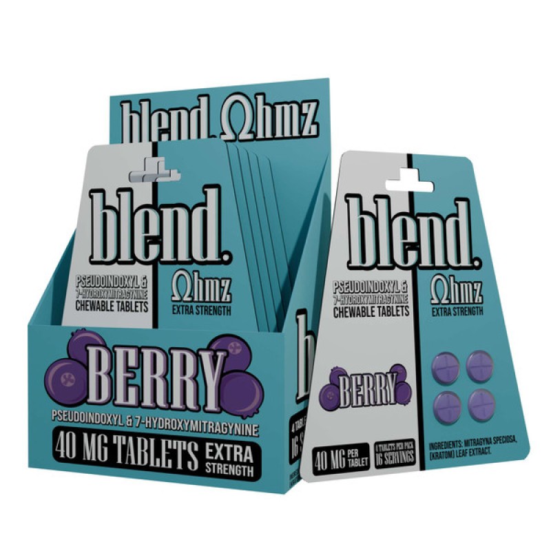 BLEND PSUEDO + HYDROXY 4CT 40MG TABS - BERRY