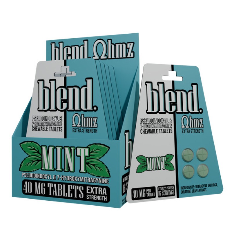 BLEND PSUEDO + HYDROXY 4CT 40MG TABS - MINT