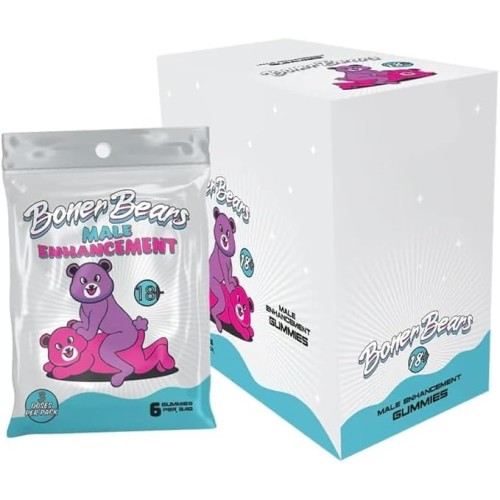 BONER BEARS HONEY MALE GUMMIES 6CT 20/BOX