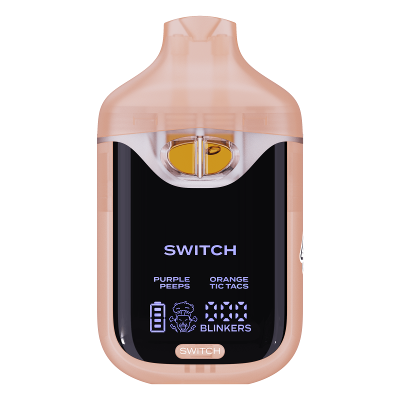 BOUTIQ SWITCH V4 DUAL THCA 2G- PURPLE PEEPS/ORANGE TIC TACS (S/H)