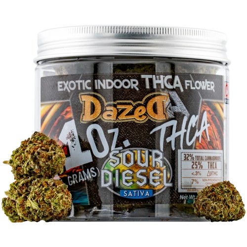 BRIXZ FLOWER 1OZ THCA/D9P SOUR DIESEL SATIVA