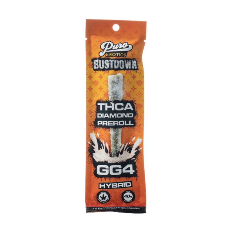 BUSTDOWN PURO EXOTICS 2G PRE-ROLL GG4