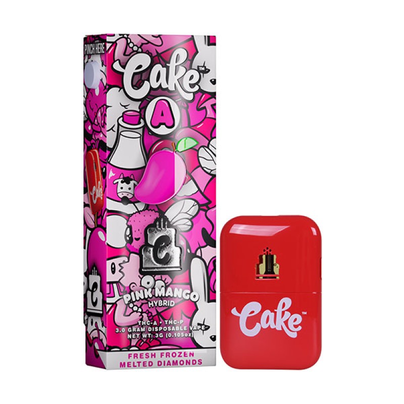 CAKE 3G THC-A DISPOSABLE - PINK MANGO (H)
