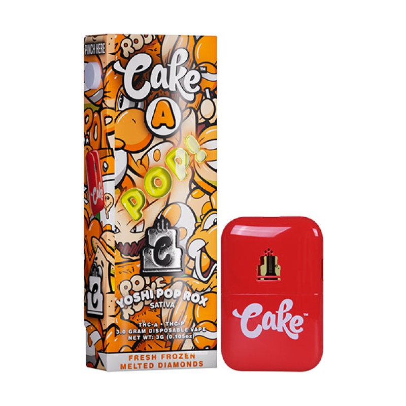 CAKE 3G THC-A DISPOSABLE - YOSHI POP ROX (S)