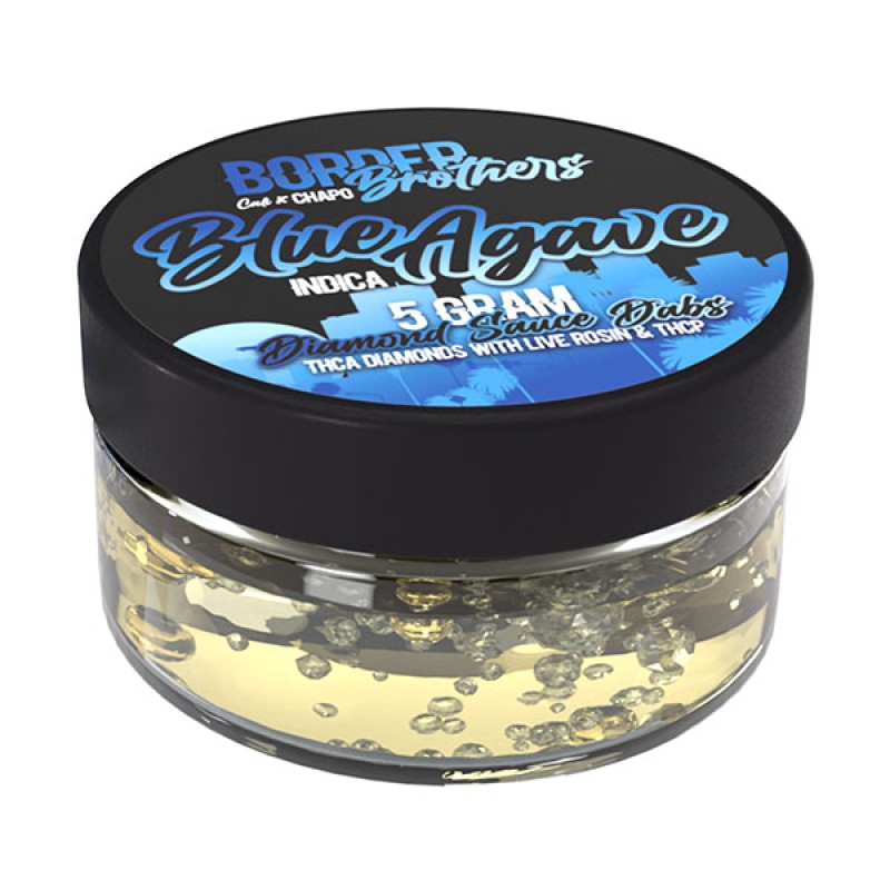 CALI 5G BOARDER BROTHERS LIVE ROSIN DIAMOND SAUCE DABS- BLUE AGAVE (I)
