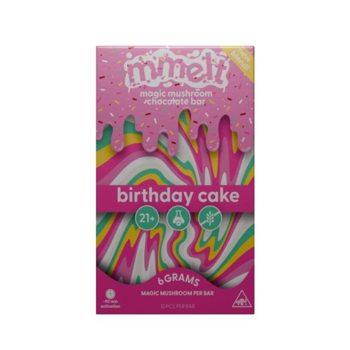 CALI MMELT 6G MUSHROOM CHOCOLATE- BIRTHDAY CAKE