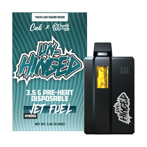 CALI X MAUI LABS UNHINGED 3.5G THCA LIVE SUGAR RESIN- JET FUEL (H)