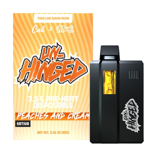 CALI X MAUI LABS UNHINGED 3.5G THCA LIVE SUGAR RESIN- PEACHES AND CREAM (S)