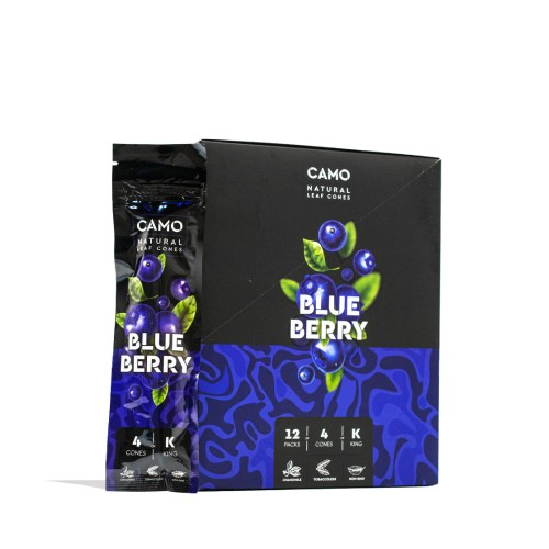 CAMO CONES KING SIZE - BLUEBERRY