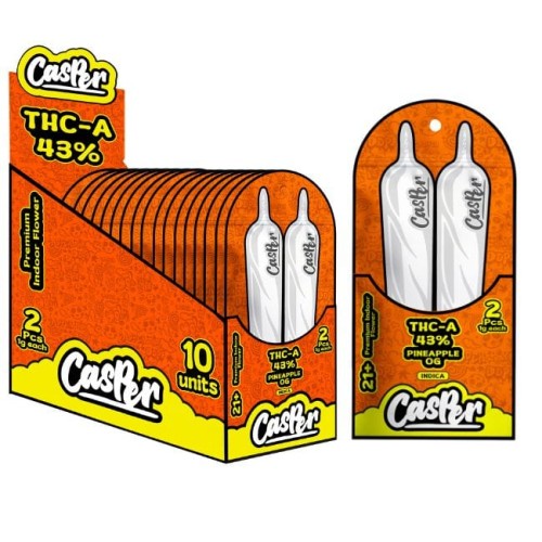 CASPER THC-P PREROLL 2CT 1GM - PINEAPPLE OG (I)