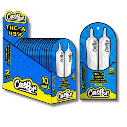 CASPER THC-A PREROLL 2CT 1GM- ALASKAN THUNDER F (I)
