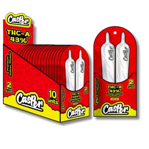 CASPER THC-P PREROLL 2CT 1GM- WATERMELON ZKITTLES  (H)