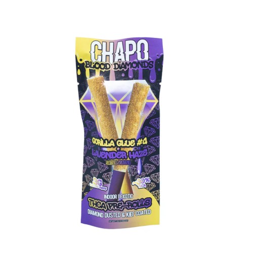 CHAPO BLOOD DIAMOND 3G DUO PREROLLS 6PK - GORILLA GLUE & LAVENDER HAZE