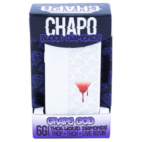 CHAPO BLOOD DIAMOND 6G THCP LIVE ROSIN DISPOSABLE - GRAPE GOD (I)