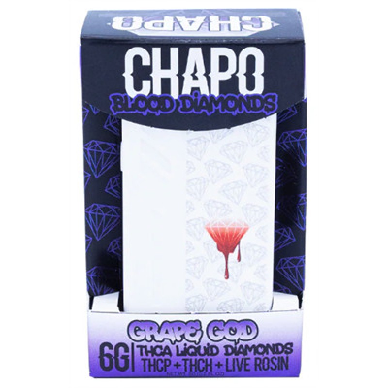 CHAPO BLOOD DIAMOND 6G THCP LIVE ROSIN DISPOSABLE - GRAPE GOD (I)